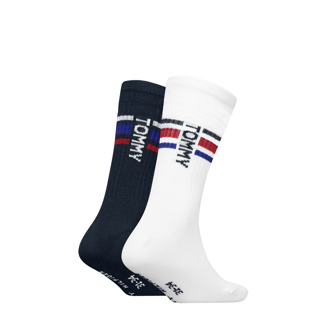 Tommy Hilfiger Kids Sock 2P Sport Stripe Tommy - 701241836001