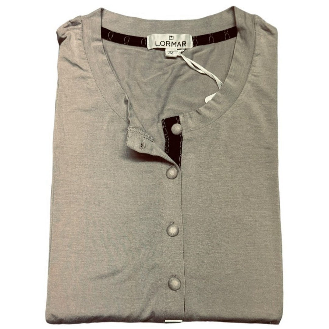 Lormar Pigiama Donna in Viscosa Pesante Manica Lunga Vanity