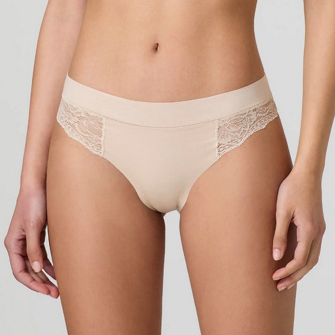 Jadea Slip Donna in Cotone Taglio Laser con Pizzo 8013
