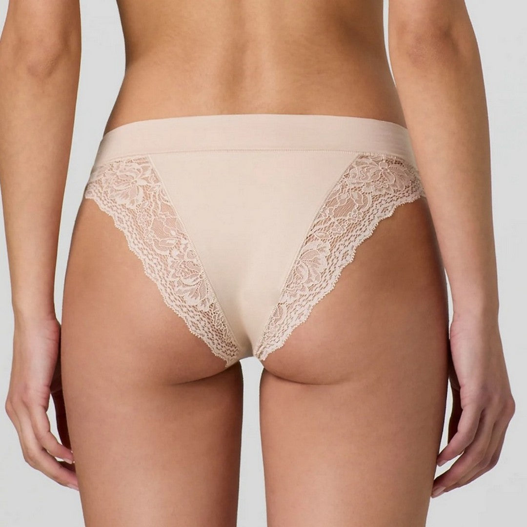 Jadea Slip Donna in Cotone Taglio Laser con Pizzo 8013