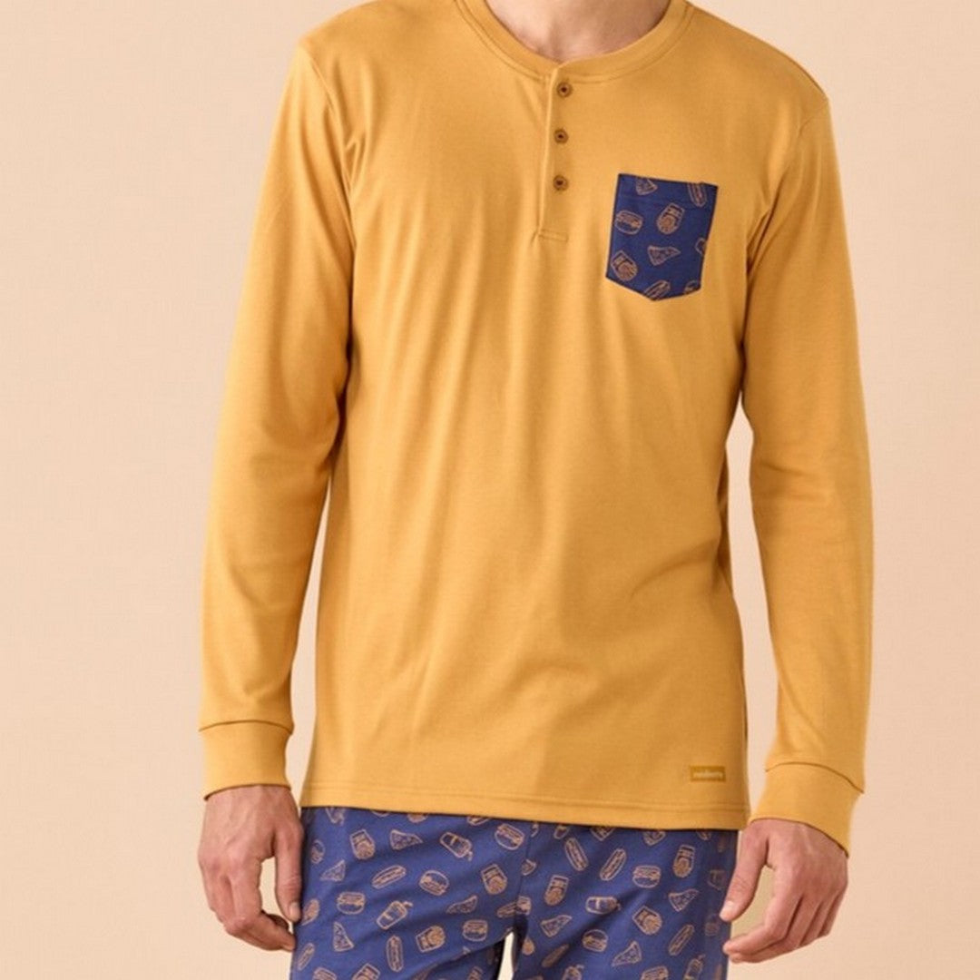 Noidinotte Pigiama Uomo Caldo Cotone - FC003319