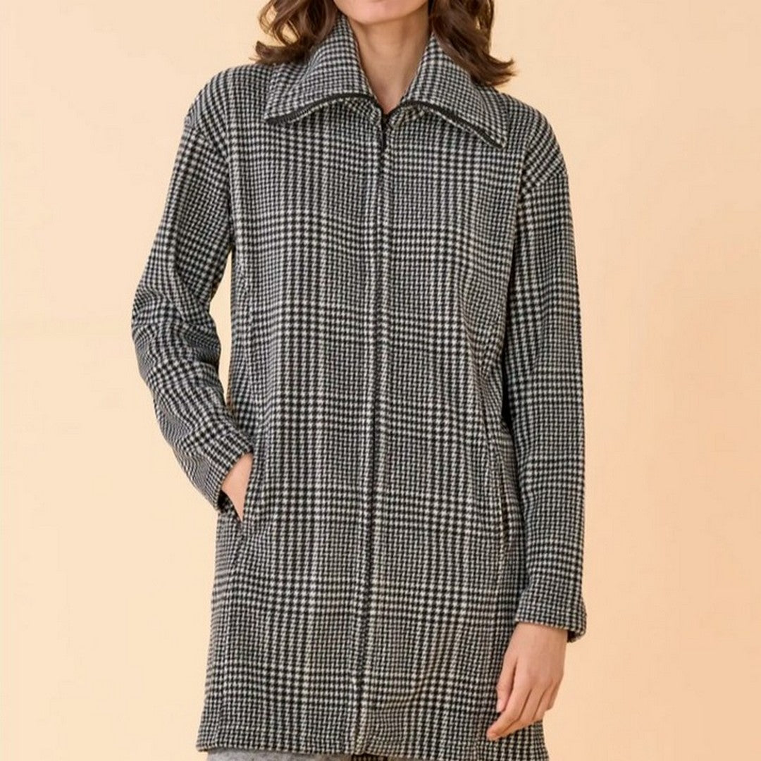 Noidinotte Vestaglia Donna Micropile con Zip - GE003157