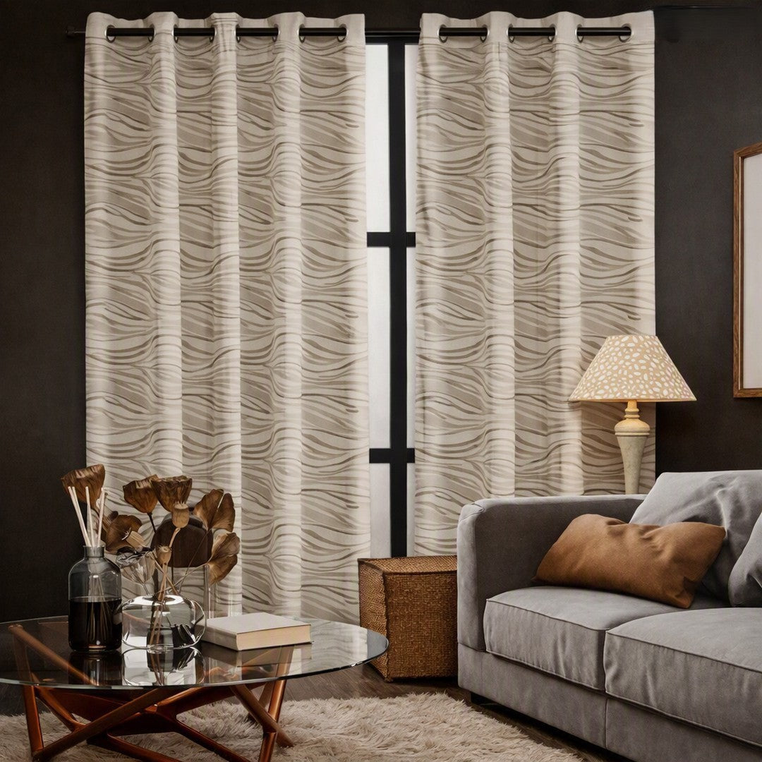 Linea Oro Pannello Tenda Devorè con Borchie Carys ZG0934