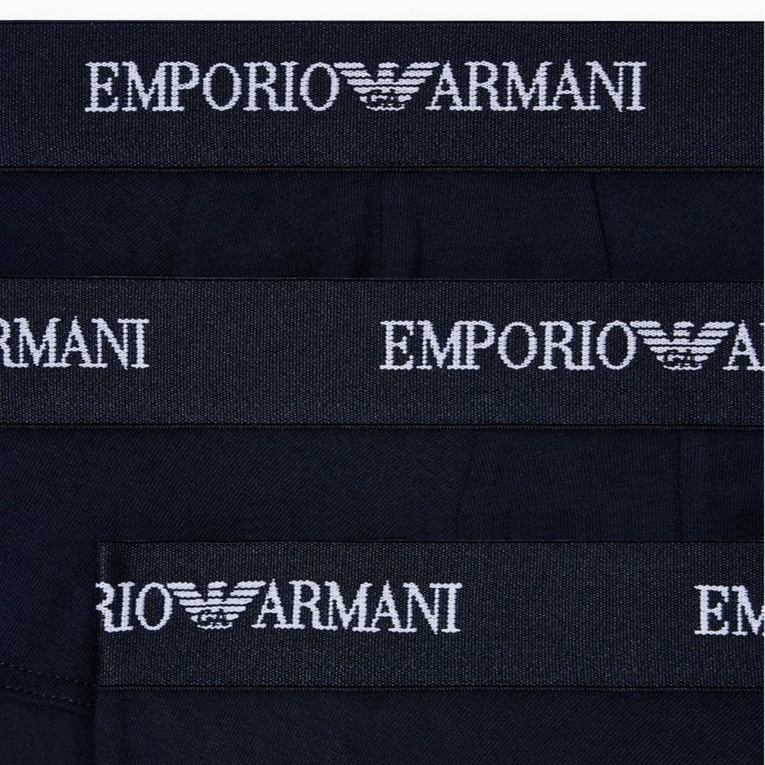 Emporio Armani Uomo 3 Pack Slip Jersey Stretch - EM000258 AF14132 MB139