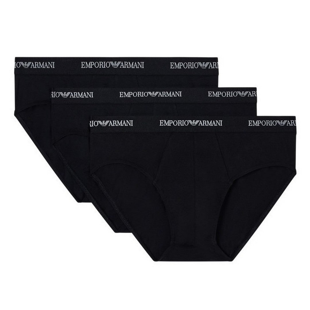 Emporio Armani Uomo 3 Pack Slip Jersey Stretch EM000258 AF14132 MC061