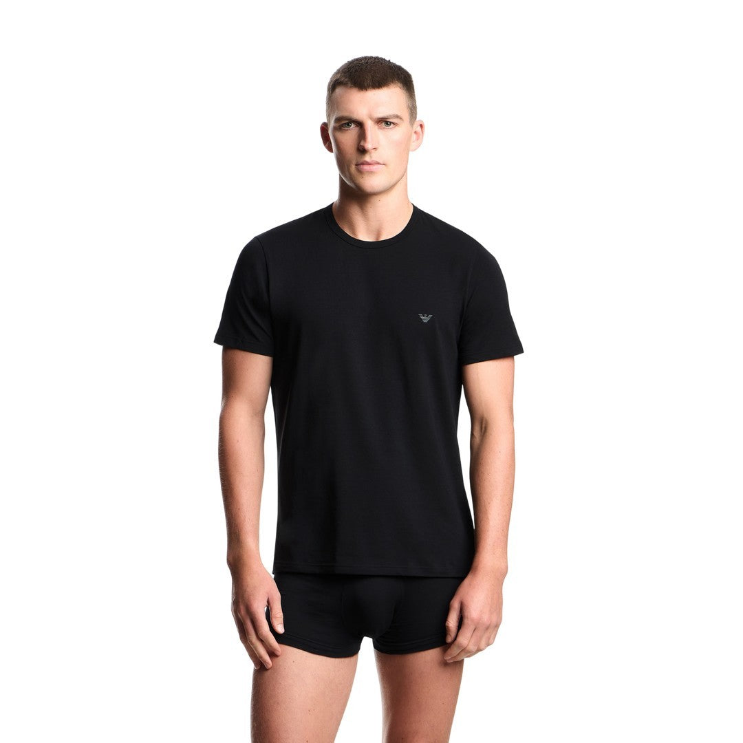 Emporio Armani Uomo 2 Pack T-Shirt Girocollo Stretch - EM000391 AF14132 MC005