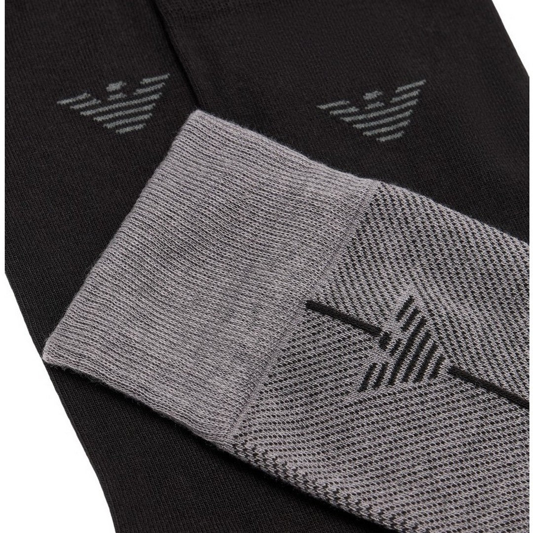 Emporio Armani Uomo 3 Pack Calze Corte Caldo Cotone - EM000554 AF25460 MC648