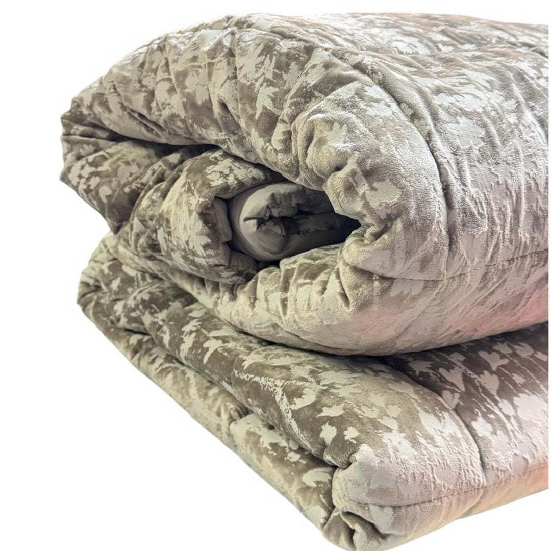 Riviera Sofy Trapunta Velluto Stampato Retro Cotone Matrimoniale 220 Gsm LG0922
