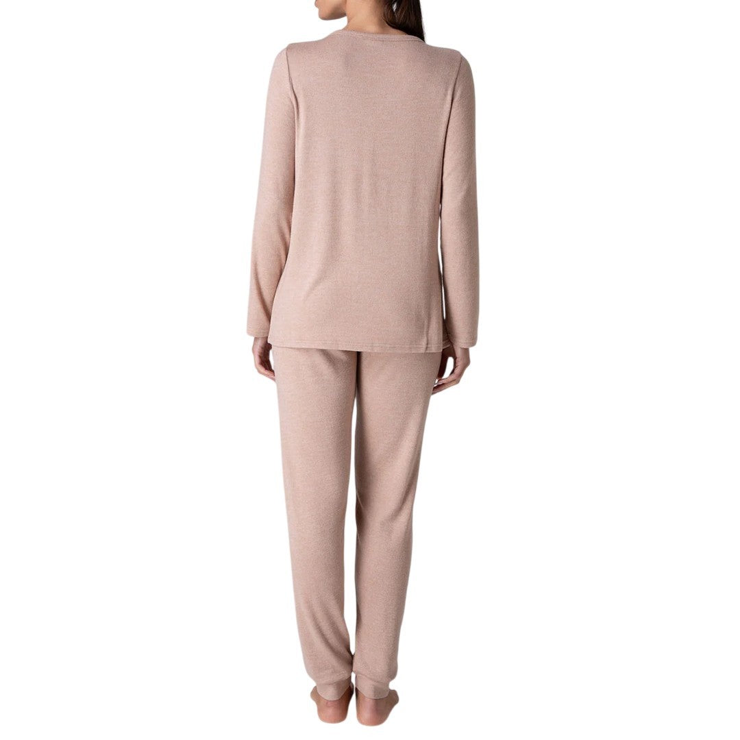 Lovable Donna Pigiama Lungo Serafino Warm Fluffy - 9L0F3R