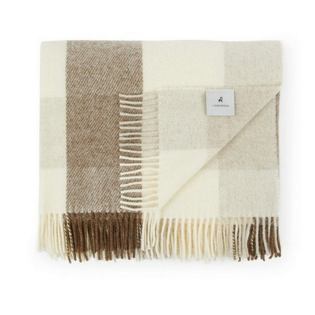 Lanerossi Plaid 100% Lana Vergine Adamello Check 220x250