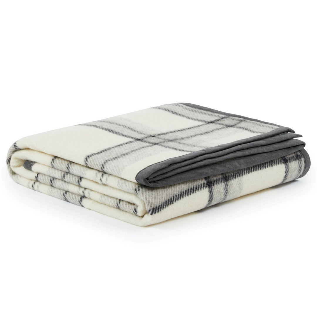 Marta Marzotto Coperta Marta Check in 100% Lana Vergine 210x250 cm