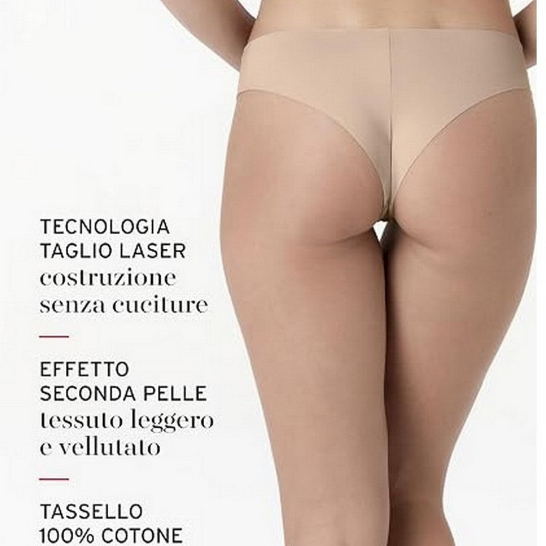 Lovable Confezione 3 Slip Brasiliani Second Skin Microfibra - L0EUL