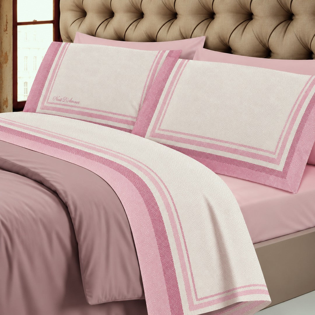 Super Europa Completo Letto Matrimoniale in Flanella di Cotone 30101