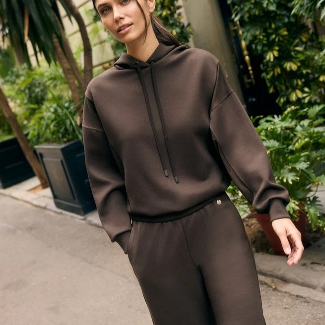 Ysabel Mora Felpa Donna con Cappuccio e Maniche a Sbuffo - 70745
