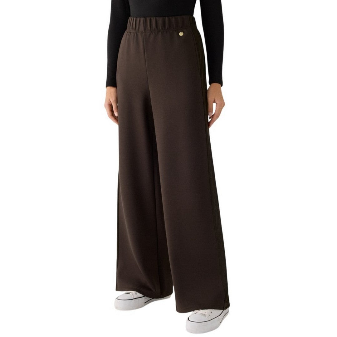 Ysabel Mora Pantaloni Donna Wide Leg Effetto Scivolato - 70747