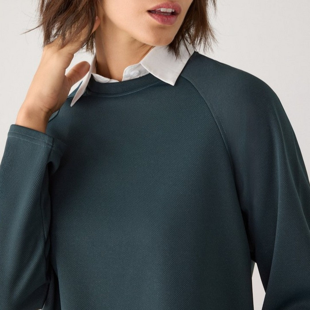 Ysabel Mora Maglione Donna in Piqué con Collo Alto - 70750