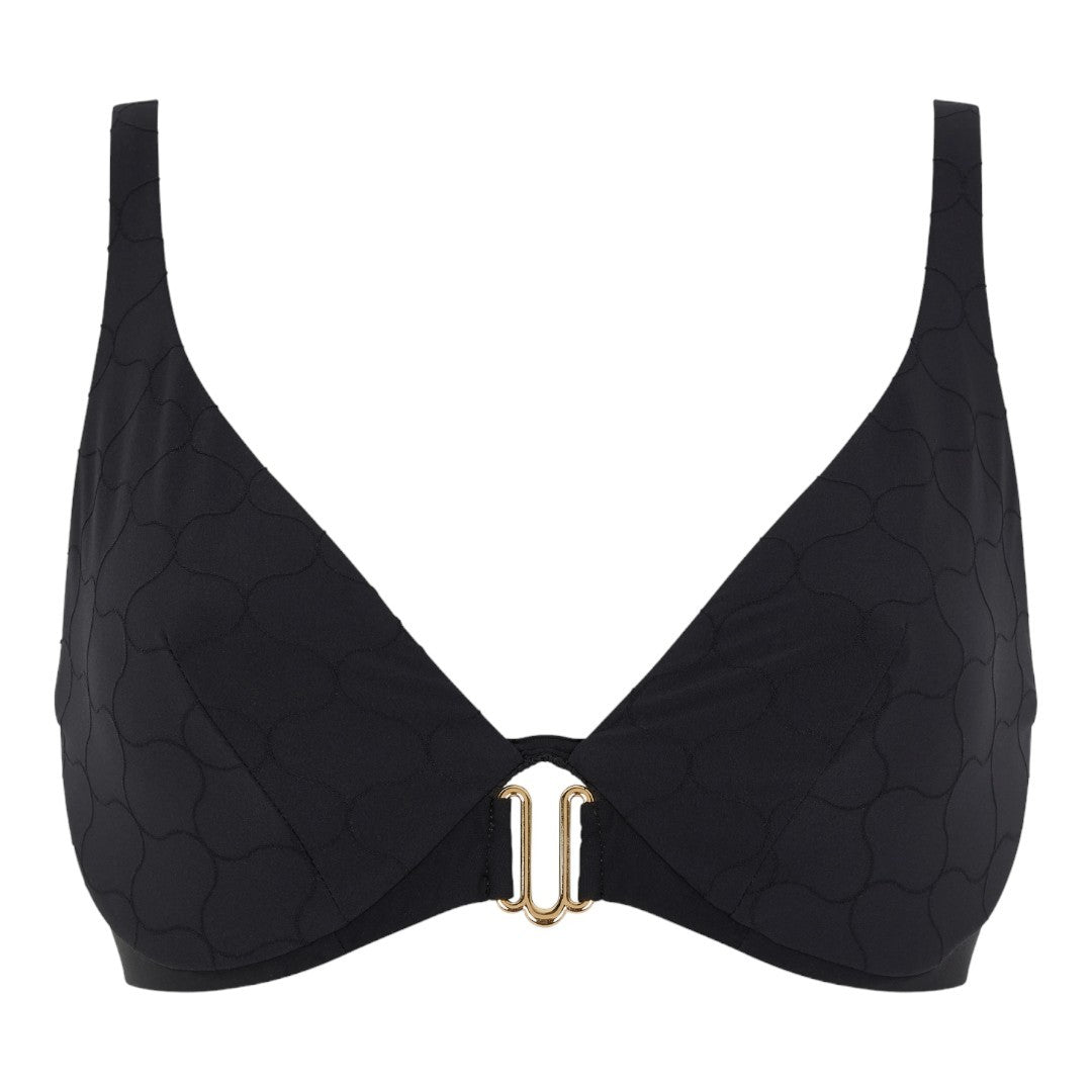 Chantelle Top Bikini Donna Sfoderato Ferro Nero - C15T10-011