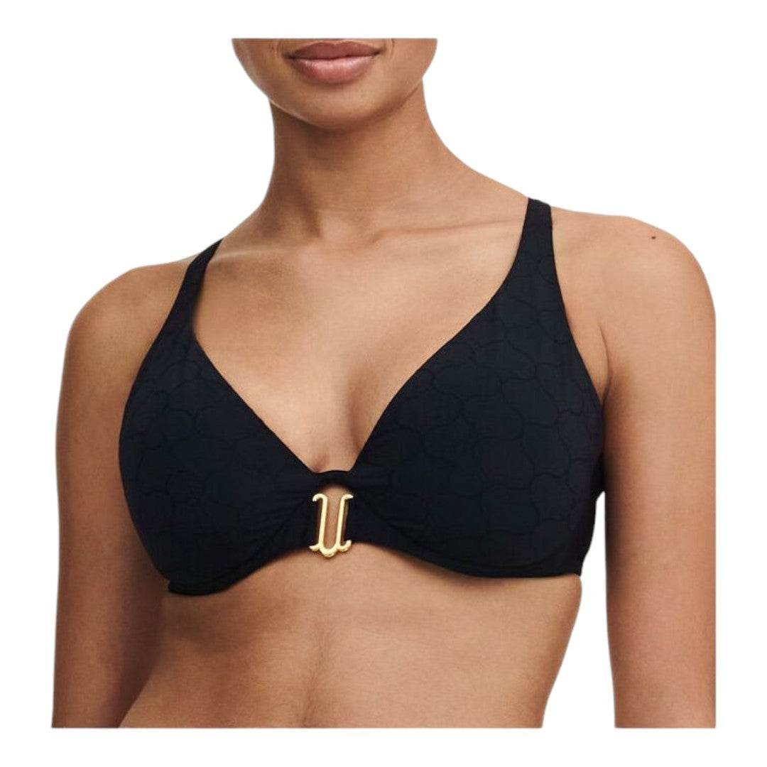 Chantelle Top Bikini Donna Sfoderato Ferro Nero - C15T10-011