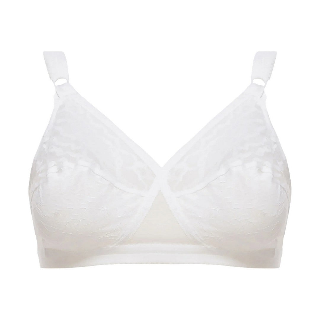 Playtex Reggiseno donna senza ferretto bianco Criss Cross 165