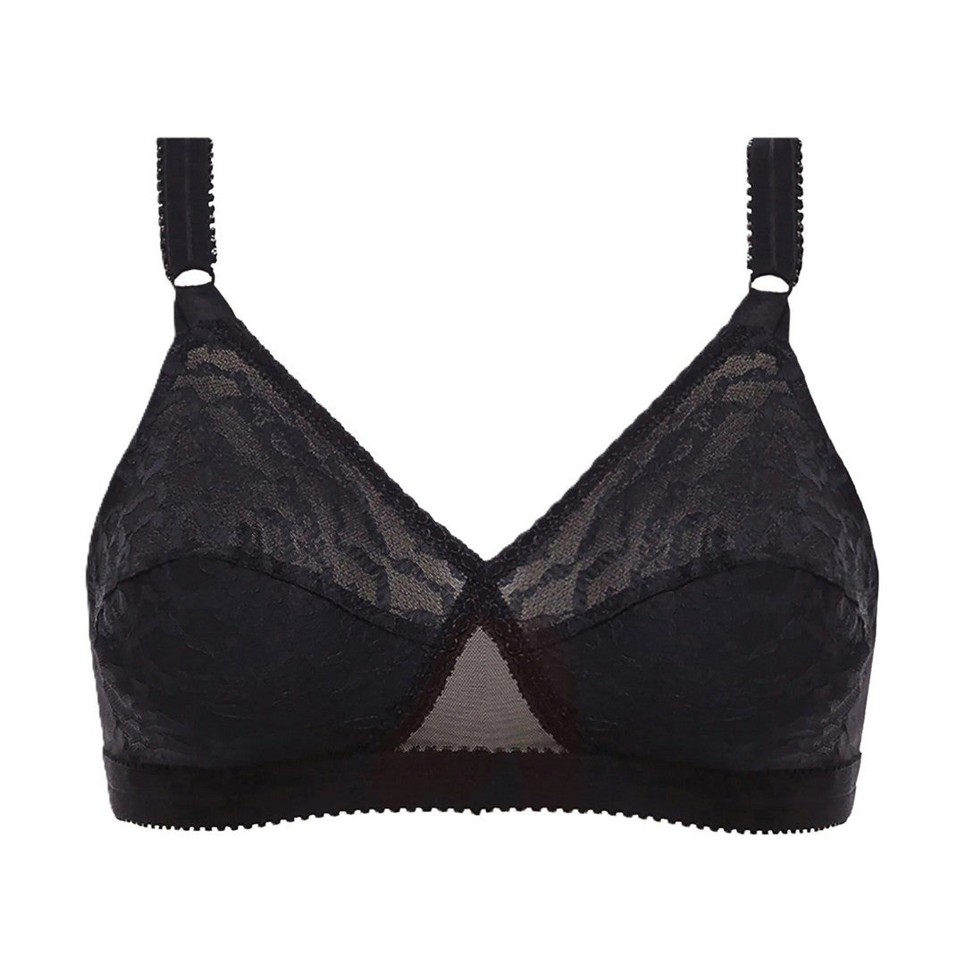 Playtex Reggiseno donna senza ferretto nero Criss Cross 165