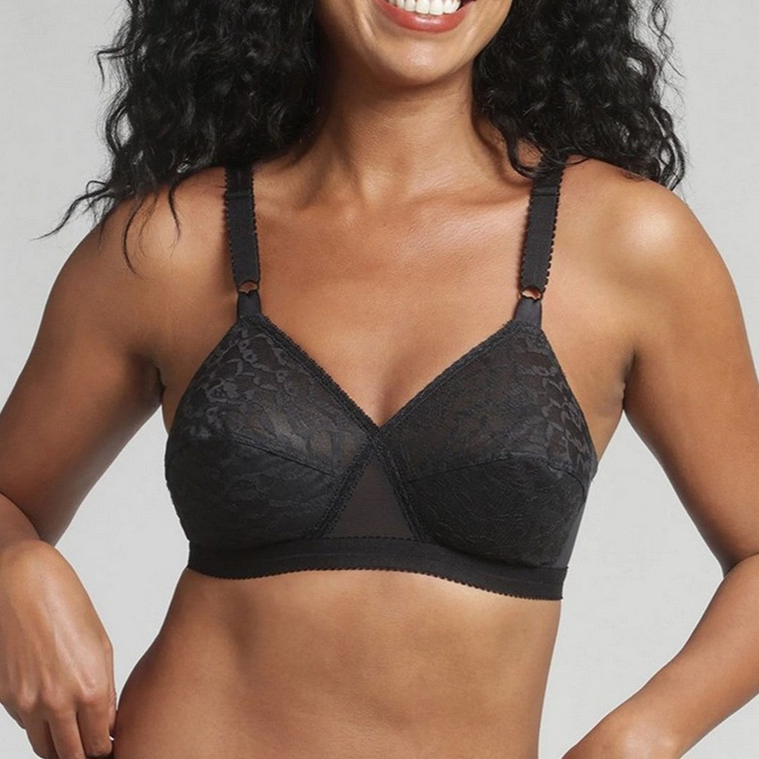 Playtex Reggiseno donna senza ferretto nero Criss Cross 165