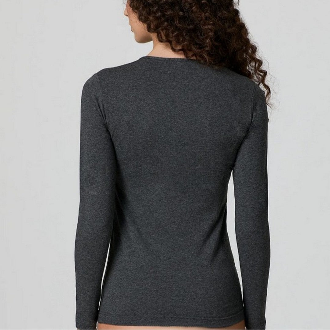 Jadea Maglia Donna Girocollo Cotone Elastico