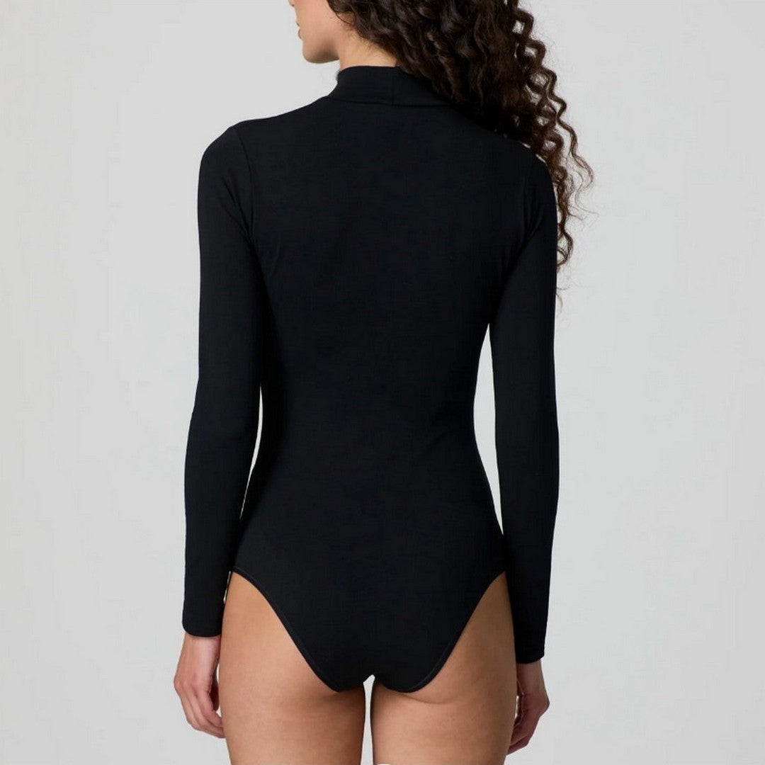 Jadea Body Donna Lupetto Manica Lunga in Cotone Elastico