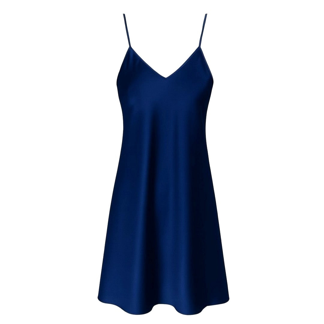 Andra Lingerie Sottoveste Donna Corta in Raso Spalline