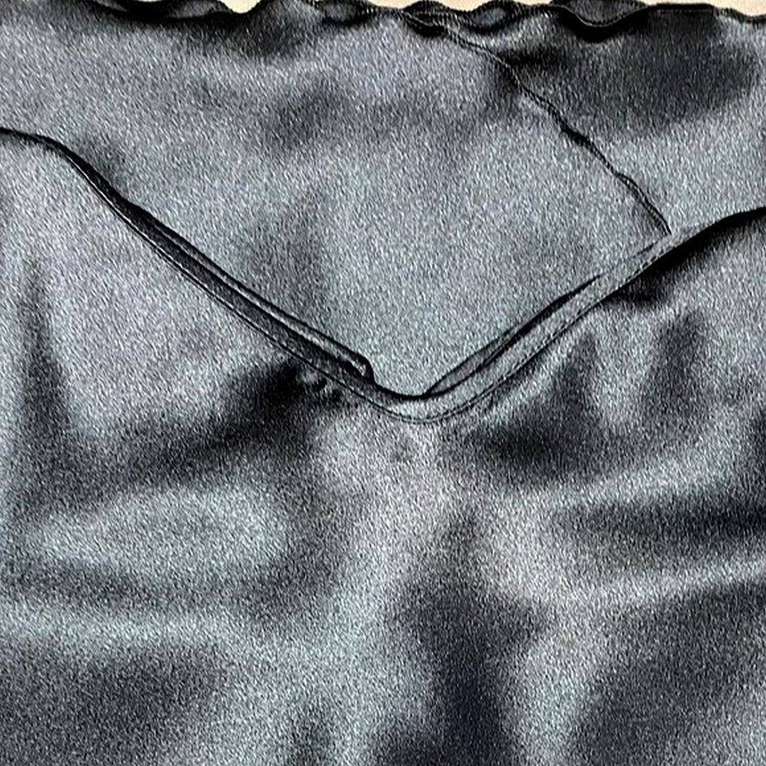 Andra Lingerie Sottoveste Donna Corta in Raso Spalline