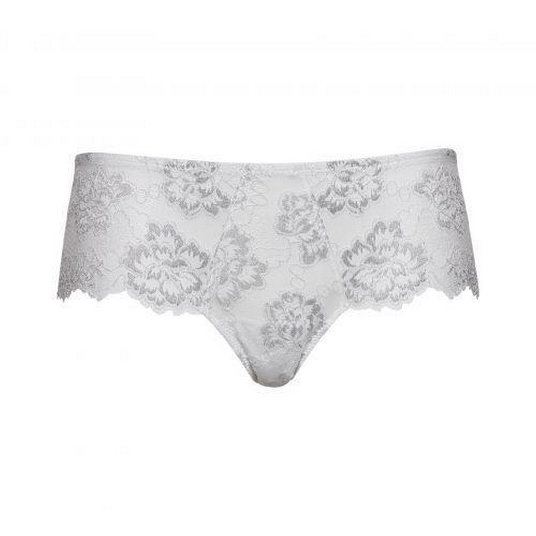 Lormar short in pizzo elastico Deluxe bianco