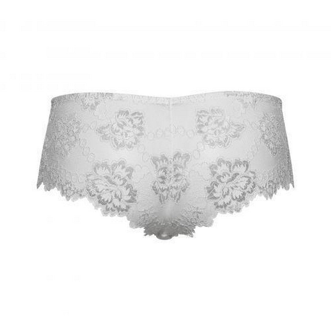 Lormar short in pizzo elastico Deluxe bianco