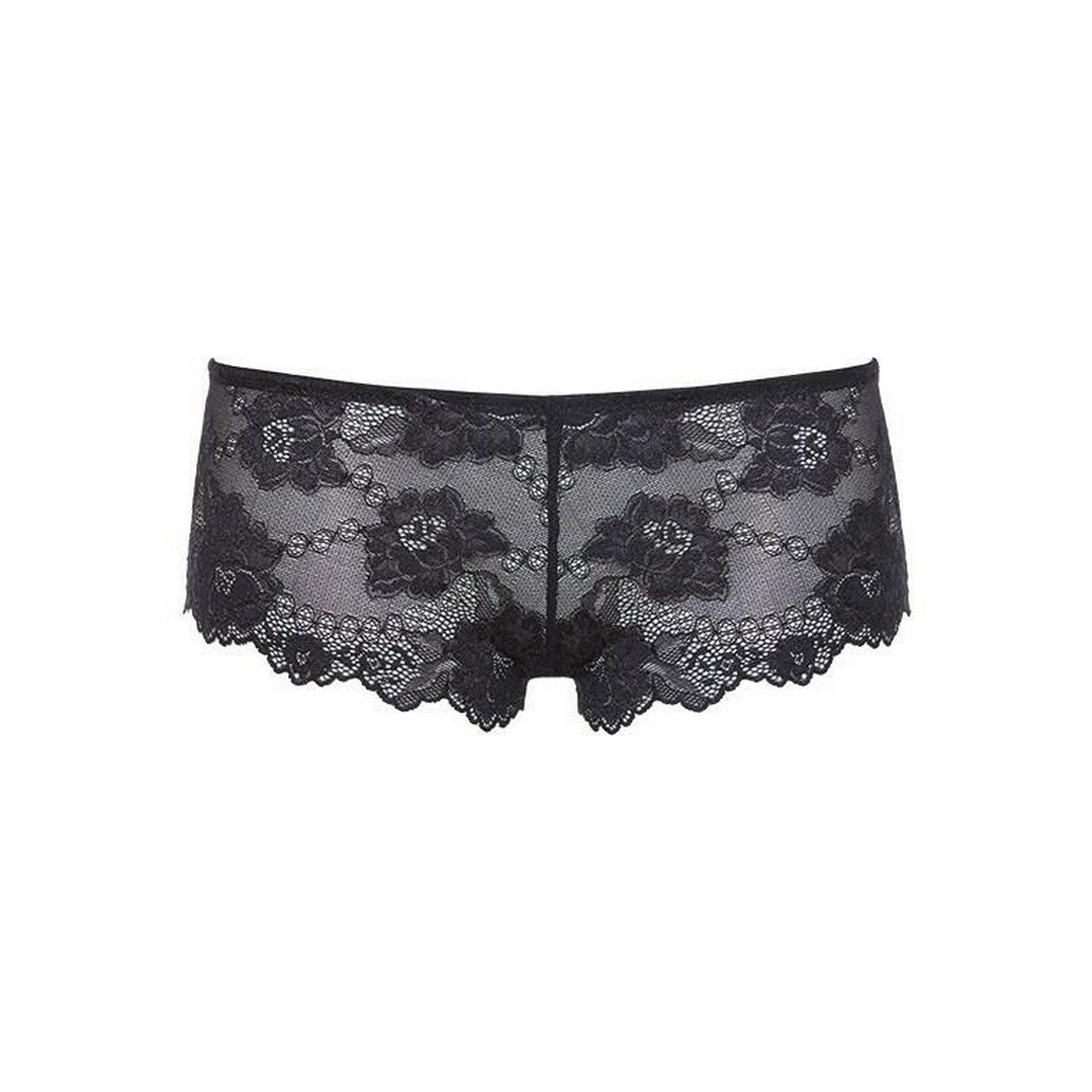 Lormar short in pizzo elastico Deluxe nero