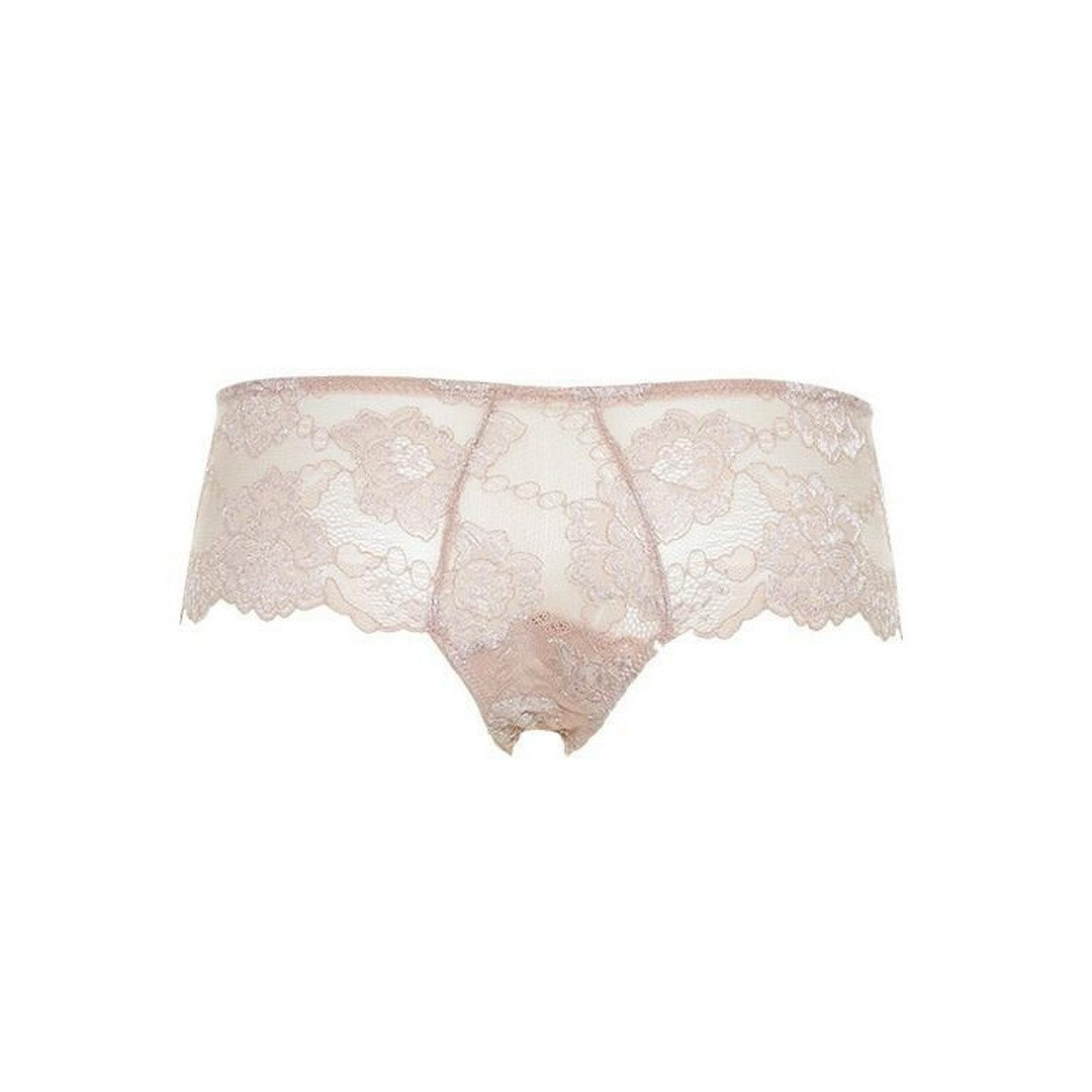 Lormar short in pizzo elastico Deluxe noisette
