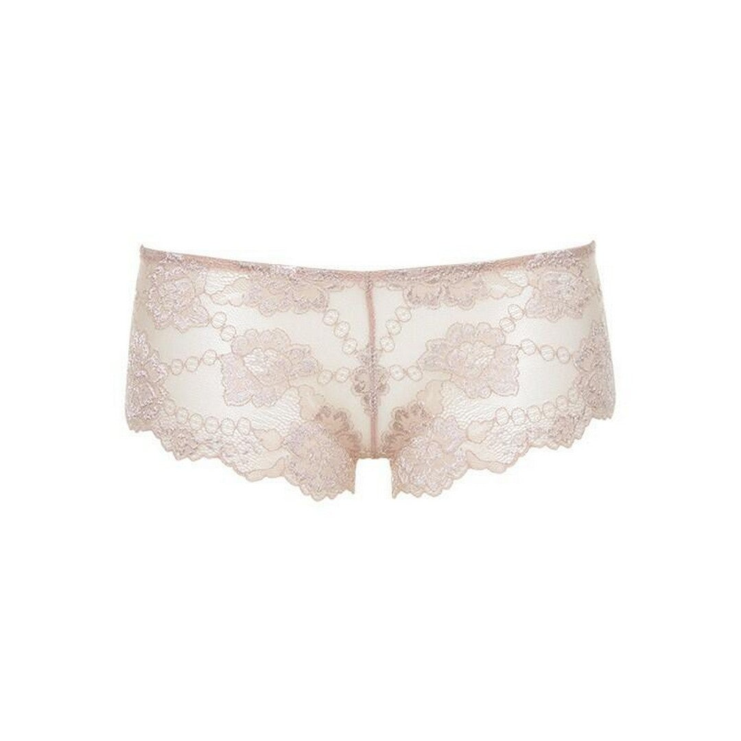 Lormar short in pizzo elastico Deluxe noisette