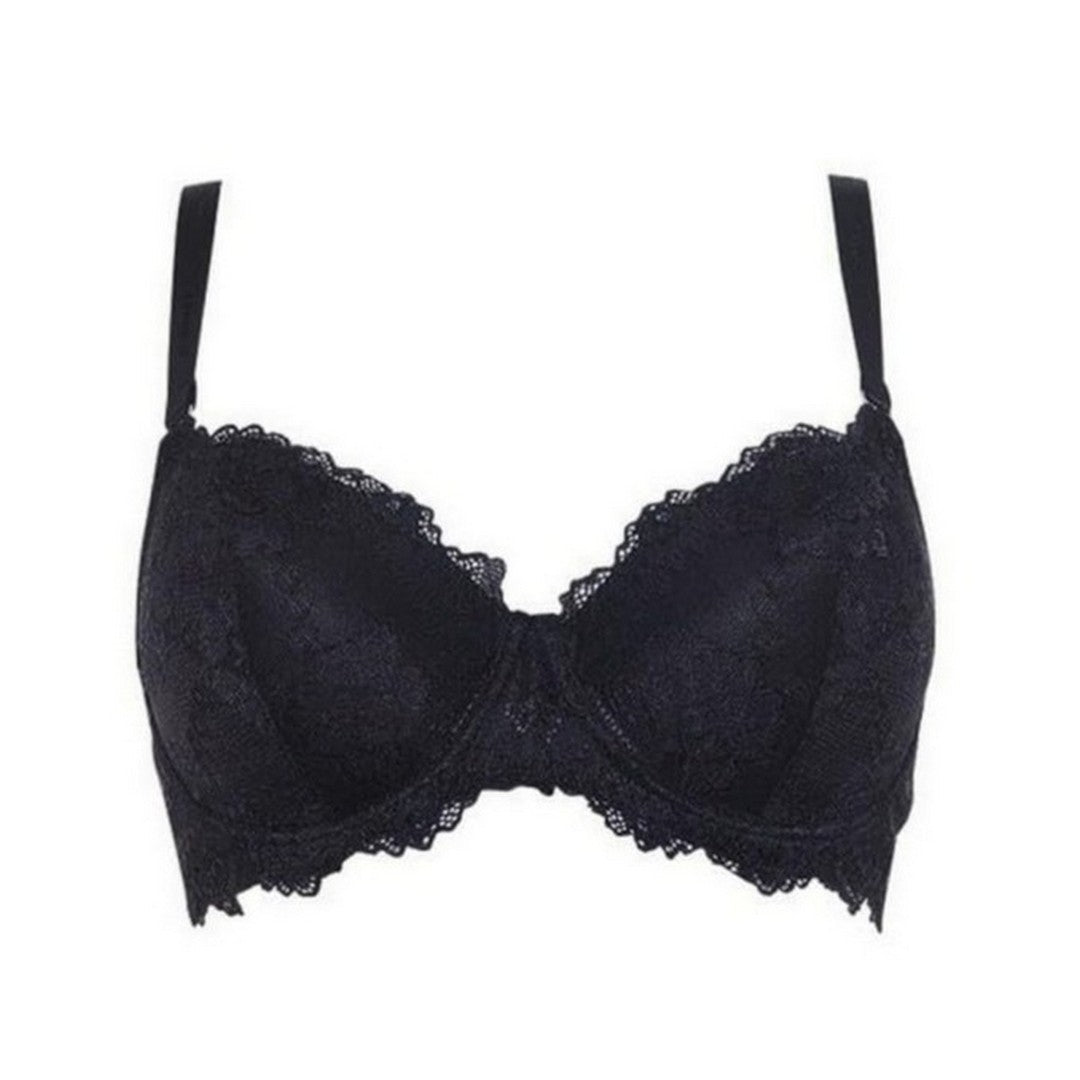 Lormar Reggiseno Donna Balconcino Favoloso in Pizzo con Ferretto
