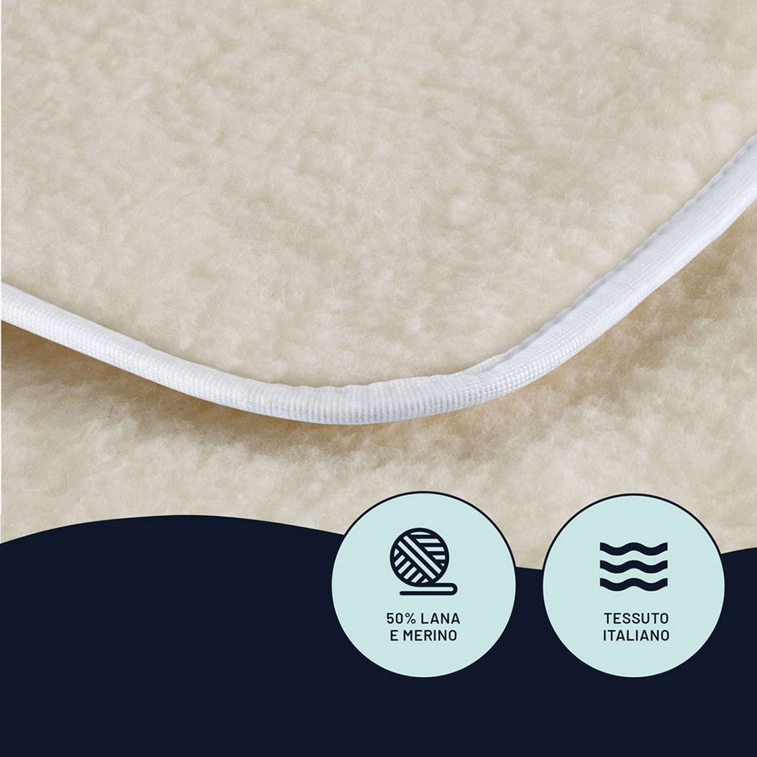 Imetec Scaldasonno Classic Matrimoniale 150x160 cm 50% Lana Merino