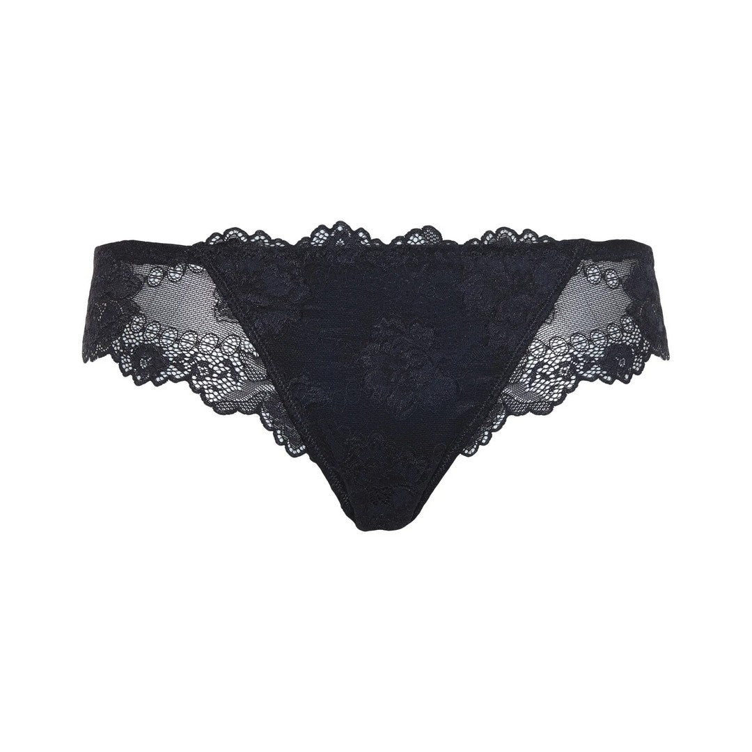Lormar slip donna in pizzo perfect nero