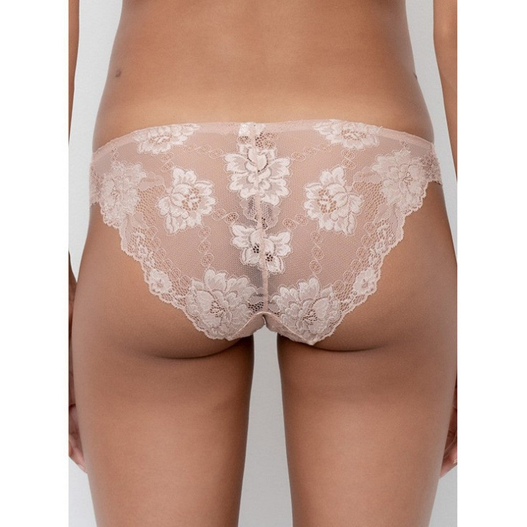 Lormar slip donna in pizzo perfect noisette