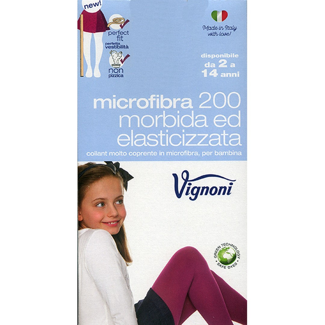 Vignoni Collant Bambina 200 Denari in Microfibra