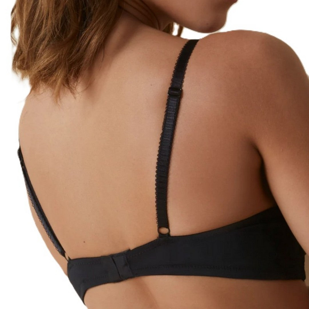 Selene Reggiseno donna senza ferretto con imbottitura nero