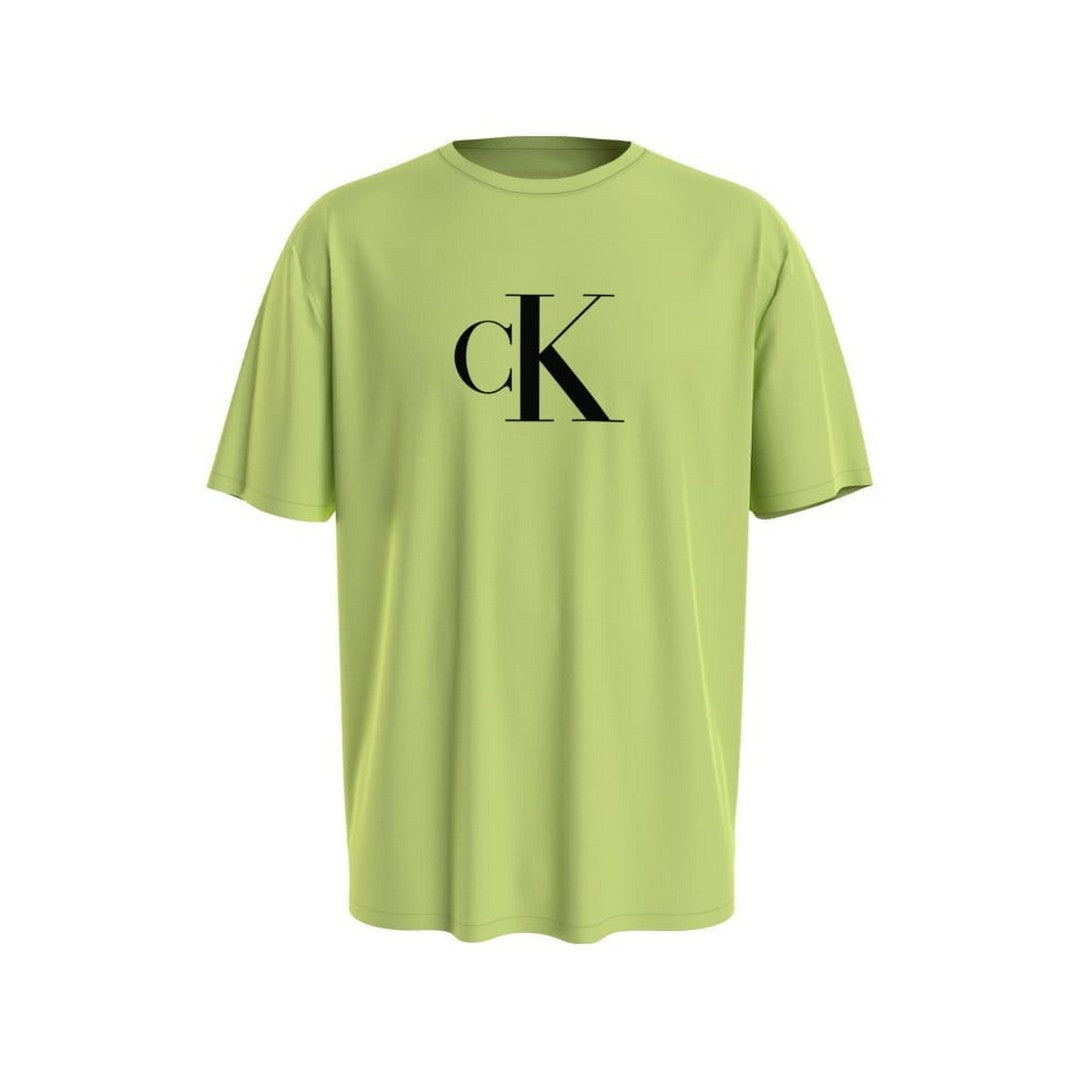 Calvin Klein Uomo T-Shirt Beachwear Crew Neck Tee - KM0KM00971-LKQ