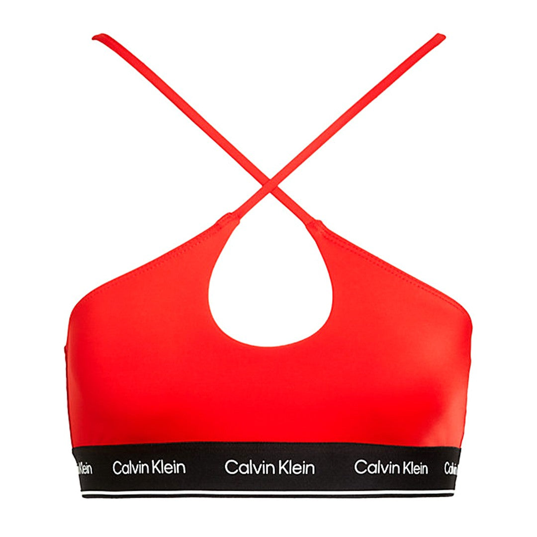 Calvin Klein Donna Beachwear Top Bikini CK Meta Legacy - KW0KW02426-XNE