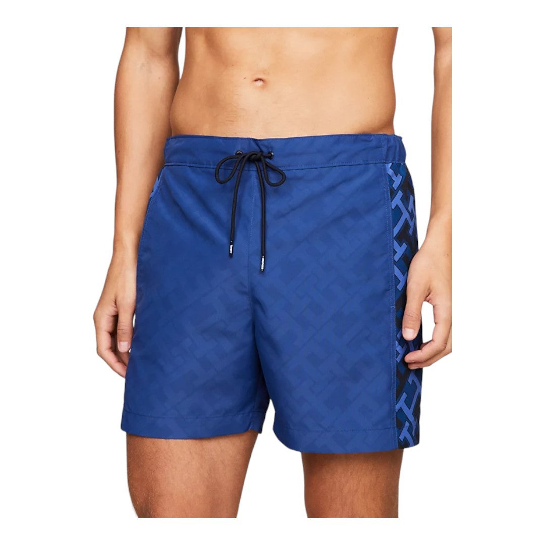 Tommy Hilfiger Beachwear Uomo Costume Medium Drawstring Print - UM0UM03211-0G3