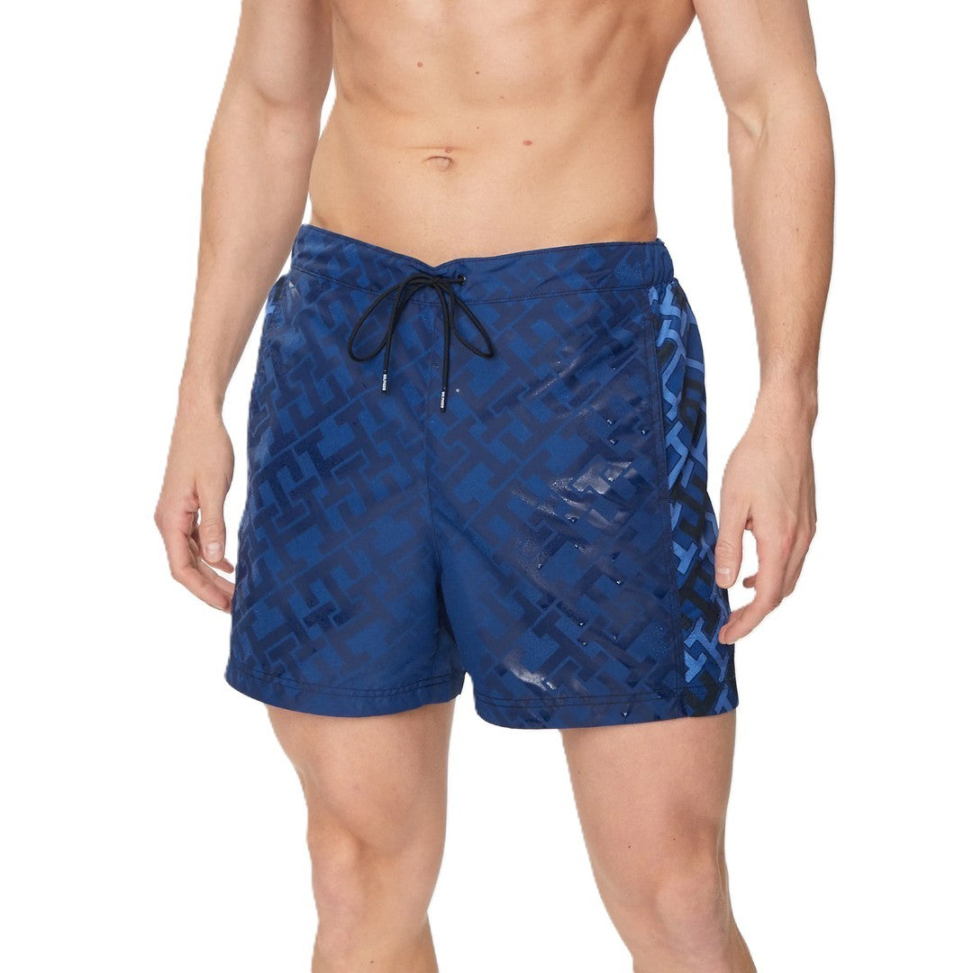 Tommy Hilfiger Beachwear Uomo Costume Medium Drawstring Print - UM0UM03211-0G3