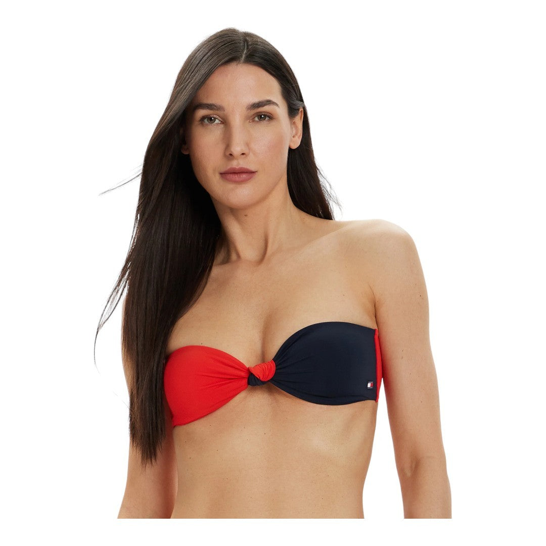 Tommy Hilfiger Beachwear Donna Top Bikini Bandeau Rp - UW0UW05100-XM9