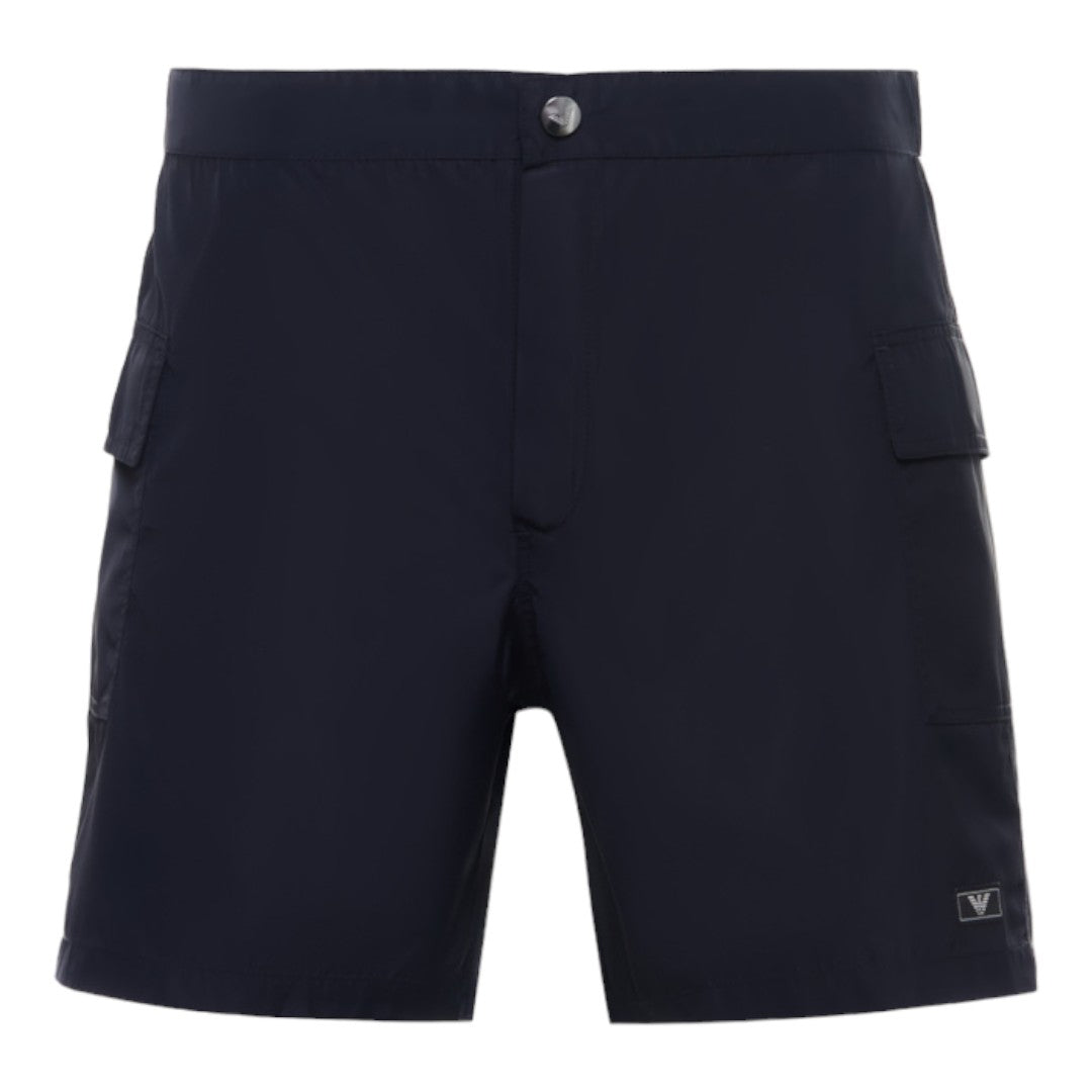 Emporio Armani Boxer Uomo Beachwear Blu - 211762 4R431 06935