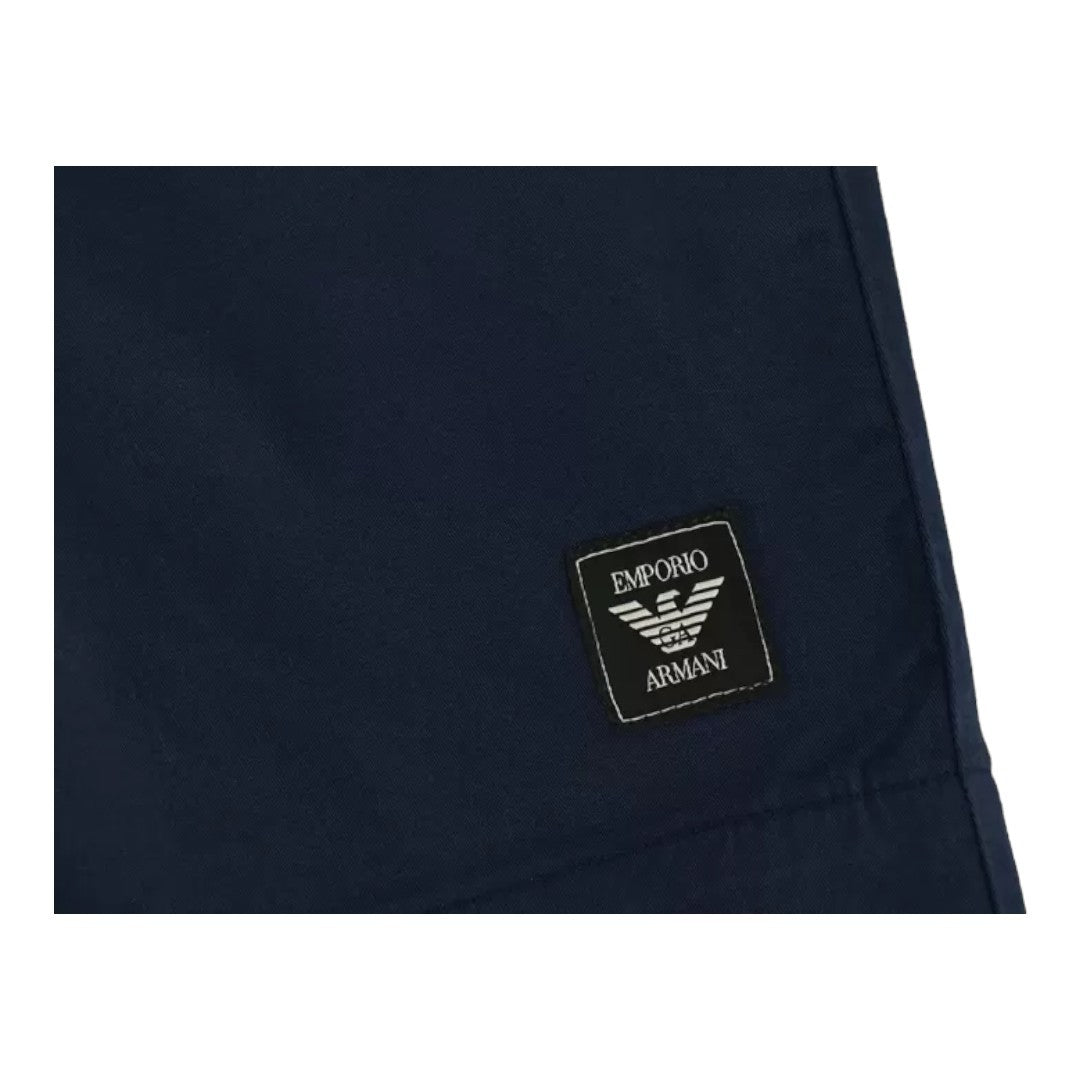 Emporio Armani Uomo Bermuda Cotone Blu Navy - 211824 4R471 06935
