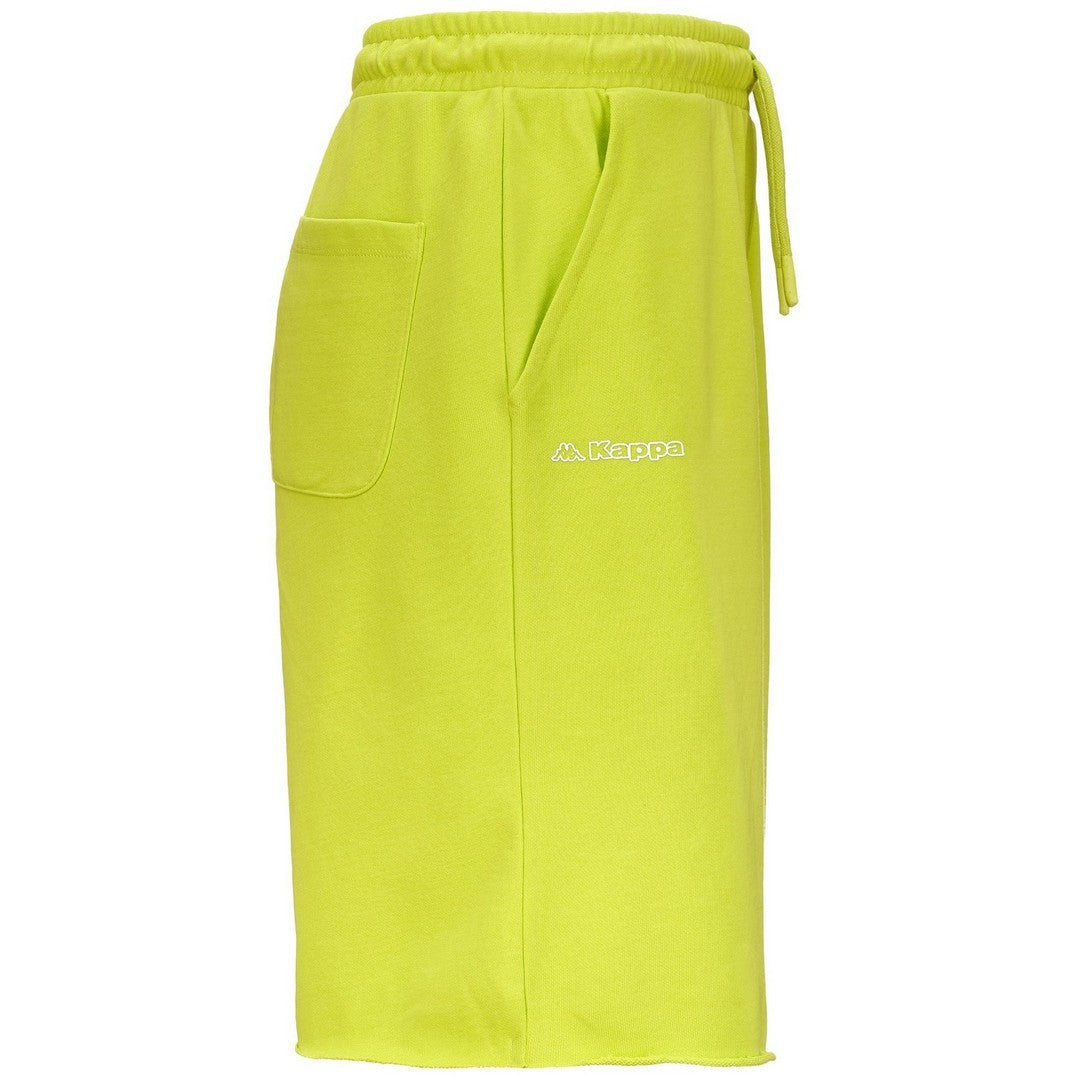 Kappa Pantaloncini Sportivi Uomo Logo Felito Verde - 381Q8KW-XNX