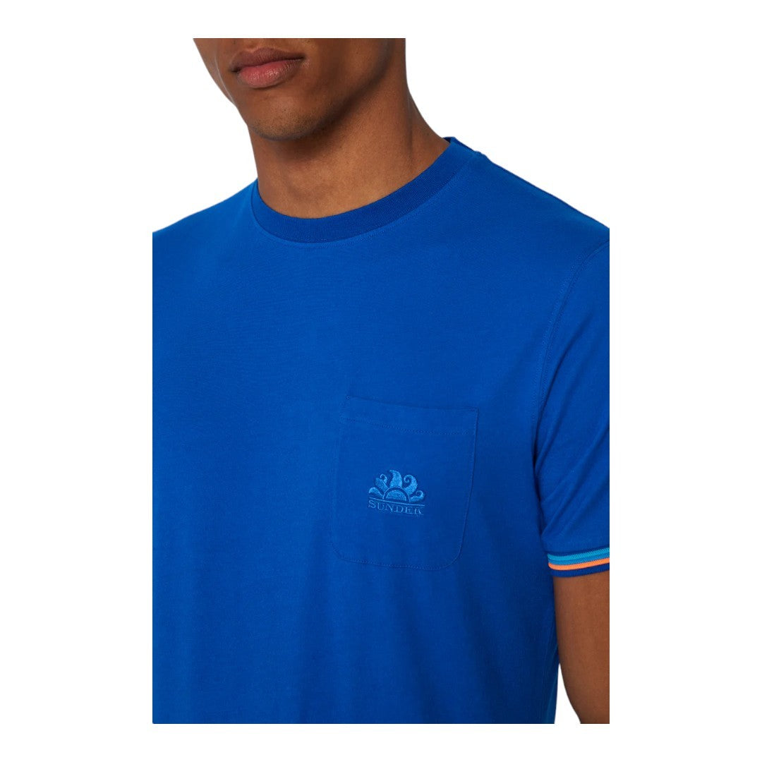 Sundek T-Shirt Uomo Blu Elettrico - M775TEJ7800-67502