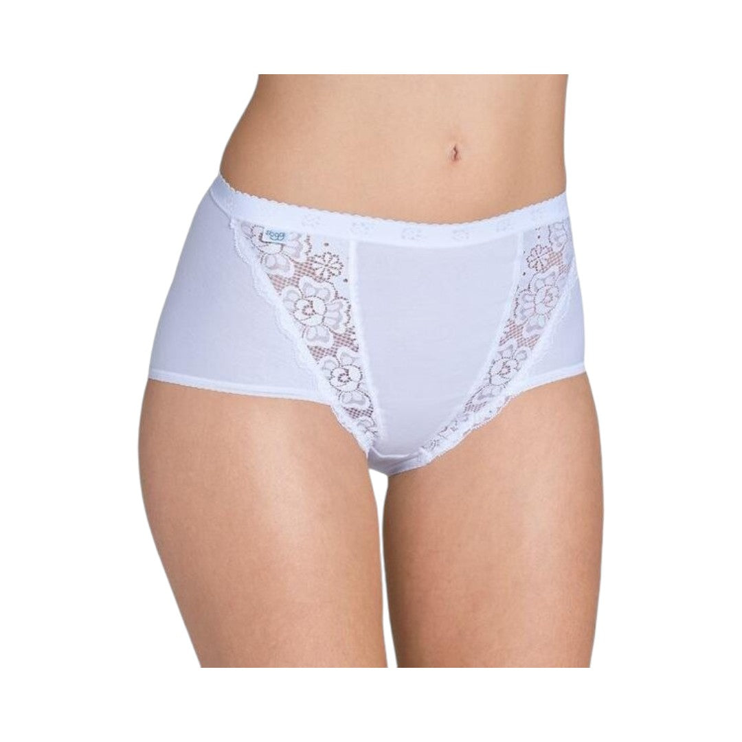 Sloggi Donna Chic Maxi Cotone elasticizzato bianco